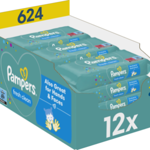 PAMPERS Fresh Clean chusteczki nawilzane dla dzieci 624 szt