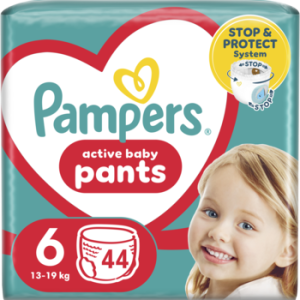 PAMPERS Pants pieluchomajtki rozm6 13 19kg 44 szt